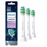 Philips Sonicare Intercare replacement toothbrush heads, HX9003/65, BrushSync technology, White 3-pk