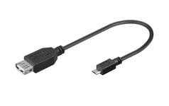 Luxorparts OTG-adapter med kabel 0,2 m