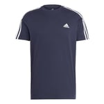 adidas Men Essentials T-Shirt à Manches Courtes en Jersey Simple à 3 Bandes Taille XL