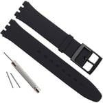 Ultratunn silikonersättning vattentät klocka: klocka för Swatch Skin Series (16mm)