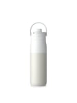 LarQ Insulated Bottle Granite White 1L w. Swig