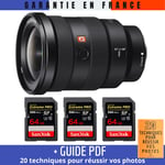 Sony FE 16-35mm f/2.8 GM + 3 SanDisk 64GB UHS-II 300 MB/s + Guide PDF ""20 TECHNIQUES POUR RÉUSSIR VOS PHOTOS