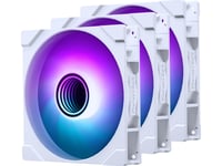 Phanteks M25 Gen2 Pwm D-Rgb-Fläkt, 3-Pack - 140 Mm, Vit