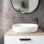 Dalle PVC Dumawall+ Gloss Porto noir brillant 37,5 x 65 cm