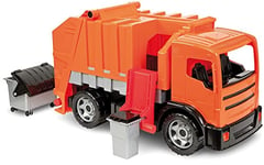 LENA 02166 - Camion Poubelle Orange et gris de 64cm