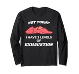 Kawaii Dragon 3 Levels of Exhaustion Tabletop Dungeons Long Sleeve T-Shirt