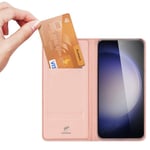 Dux Ducis Samsung Galaxy S23 FE Slimmat mobilfodral, roséguld