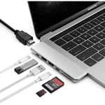 MINIX NEO C-D, USB-C Multiport Adapter for MacBook Pro [Only Compatible with Apple Pro] - Silver. Sold Directly by...