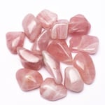 Rose Quartz Light Pink Tumbled Stones A -- ±500G ±4.5-8.5Cm