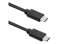 Qoltec - Usb-Kabel - 24 Pin Usb-C (Hane) Till 24 Pin Usb-C (Hane) - Usb 3.1 - 0,5 A - 3 M - Svart