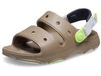 Crocs Mixte enfant Classic All-terrain Sandal K Sabot, Khaki Multi, 32 EU