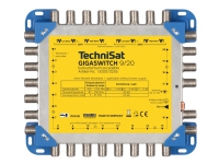 TechniSat GigaSwitch 9/20 - Satellit/jord-signalmultiomkopplare - blå, gul