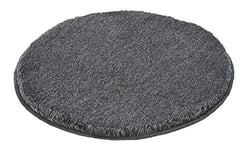 Kleine Wolke Relax round Bath rug, Anthracite, 100 cm