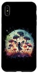 iPhone XS Max Double Exposure Forest Garden Fairy Mushroom Surreal Lovers Case