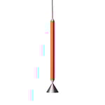 Pholc Apollo 59 taklampa red orange/aluminium (GU10)