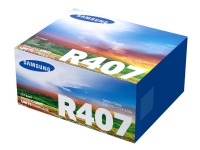 Samsung CLT-R407 - Svart, gul, cyan, magenta - original - avbildningsenhet för skrivare - för Samsung CLP-320, CLP-325, CLX-3180, CLX-3185, CLX-3186