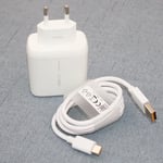 UE ajouter câble blanc-OPPO Find X5 X3 X2 Pro X Supervooc2.0, chargeur rapide, prise ue 65W, adaptateur mural