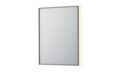Sanibell Ink SP32 speil med lys, 60x80 cm, børstet rustfritt stål
