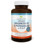 ORGANIC MAGNESIUM & POTASSIUM CITRATE + Vitamin B6 (P-5-P) 100 caps NO FILLERS