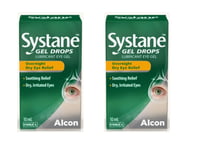 Systane Gel Drops Overnight Dry Eye Relief Eye Drops 10ml Pack of 2