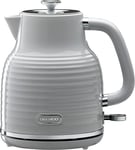 Daewoo Sienna Collection Jug Kettle, Family Sized 1.7 Litre, Fast Boil, Grey