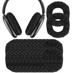 Geekria 30 Pairs Disposable Earpad Covers for AirPods Max (Black)
