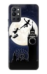 Peter Pan Fly Full Moon Night Case Cover For OnePlus 9R