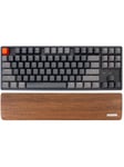 Keychron K8 / C1 Walnut Wood Palmrest - Gamingtastatur - Brun