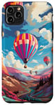 iPhone 11 Pro Max Colorful Hot Air Balloons Pop Art Style Case