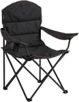 Vango Samson 2 Oversized Foldable Camping Chair with Padded Seat- Excalibur Grey