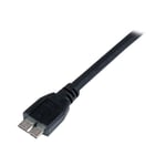 Câble certifié USB 3.0 A vers Micro B de 2 m - M/M - Cordon USB3 SuperSpeed USB A vers USB Micro B - M/M - USB3CAUB1M