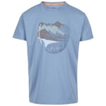 Trespass Mens Casual Short Sleeve Graphic Mountainscape T-shirt Barnstaple