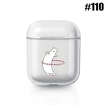 For Apple Airpods Hard Pc Case Transparent 110