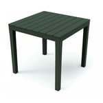 Table d'extérieur Vicenza, Table de jardin carrée, Table fixe intérieure et extérieure, 100% Made in Italy, 100% Made in Italy, Cm 78x78h72,