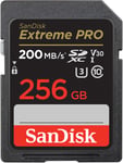 SanDisk Extreme Pro 256GB SDXC Minneskort - TheMobileStore Tillbehör