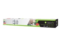Techly - Monteringssats (Väggfäste) - Fixed Slim - För Lcd-Display - Svart - Skärmstorlek: 40"-65"