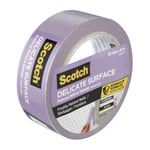 Scotch Delicate Surface Advanced Masking Tape, 36 mm x 41 m, Super-sharp paint lines, For Delicate Painting and Decorating Indoor, Optimal Adhesive Painters Tape For Wallpaper and Furniture