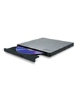 Hitachi - LG GP57ES40 Slim Portable DVD-Writer - DVD-RW (Brænder) - USB 2.0 - Sølv