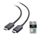 Cable Matters Certified ultra høyhastighets HDMI2.1 Aktiv AOC optisk fiber kabel 10m 8k 60Hz 4k 120Hz 48Gbps dynamiskHDR EARC VRR kompatibel