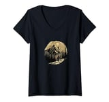 Womens Uncharted Hiking Adventure - Explore the Unknown V-Neck T-Shirt