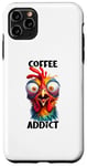 Coque pour iPhone 11 Pro Max Mug Coffee Addict Espresso Lustiges Huhn Motiv Fun