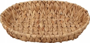 Home Styling Collection Oval Korg Vävd Av Vattenhyacint Braid, 28 X 35 Cm
