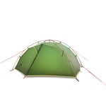 Green and white 4 Season Camping Tent 15D Nylon Double Layer Waterproof Tent for 2 Persons fishing tent tents blackout tent camping tent pop up tent (Color : 3 season green)