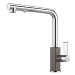 Franke Kitchen Sink tap spout Maris Pull-Out Spray-Chrome/Mocha 115.0392.366