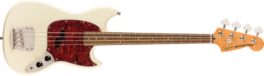 Squier Fender Classic Vibe '60s Mustang El-Bas (Olympisk Hvid)