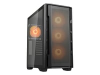 Cougar Gaming Uniface Rgb, Midi Tower, Pc, Svart, Atx, Ceb, Eatx, Micro Atx, Mini-Itx, Multi, 18 Cm