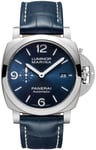 Panerai PAM01313 Luminor Blå/Læder Ø44 mm