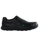 Kickers Kick Low Mens Black Shoes Leather - Size UK 10.5
