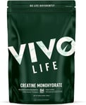 Vivo Life - Creatine Monohydrate Powder Micronised - Vegan, Unflavoured (252 G, 