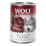 Ekonomipack: Wolf of Wilderness The Taste Of 12 x 400 g -  The Taste Of Canada